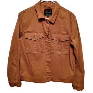 SANCTUARY 4 Pocket Jacket Oversized Terra Cotta Shacket Size Medium